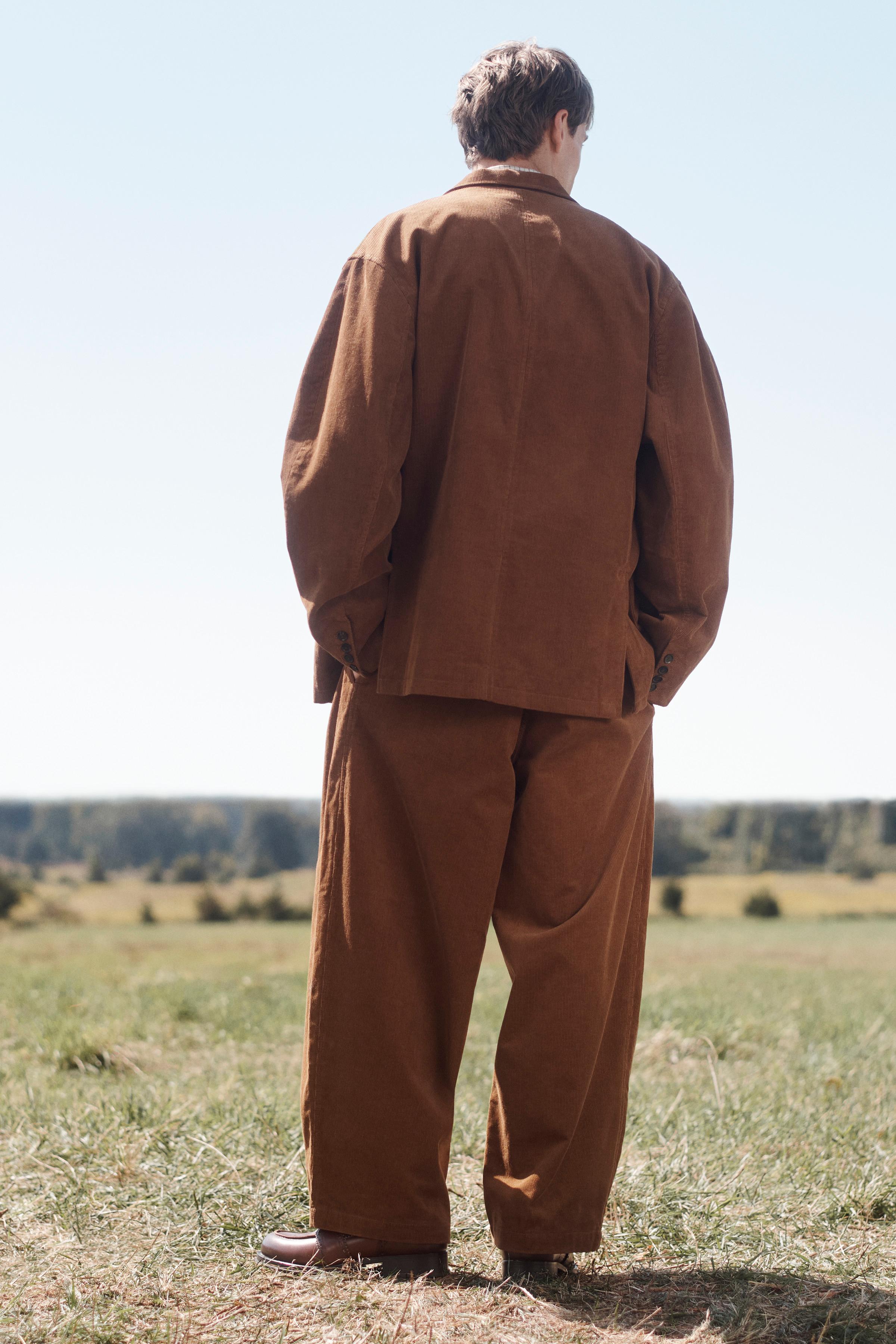 RELAXED FIT CORDUROY SUIT BLAZER LIMITED EDITION